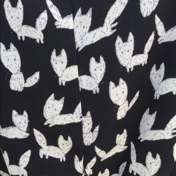 Joyce size small cold shoulder tie front polyester - Picture 3 of 6